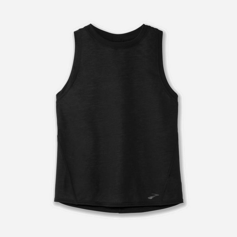 Brooks Distance - Camiseta Sin Mangas Mujer - Negras (HD8630579)